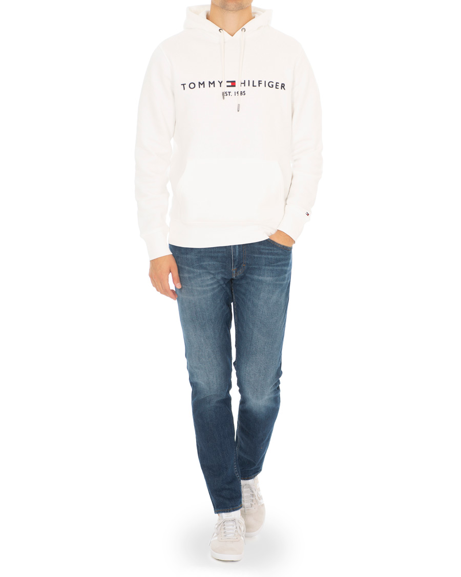 Herre | Gensere | Tommy Hilfiger | Logo Hoodie Snow White