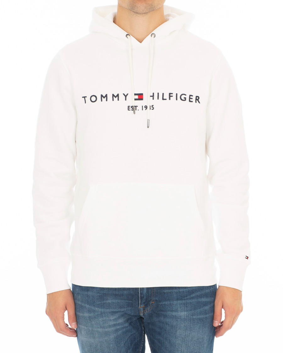 Herre | Gensere | Tommy Hilfiger | Logo Hoodie Snow White