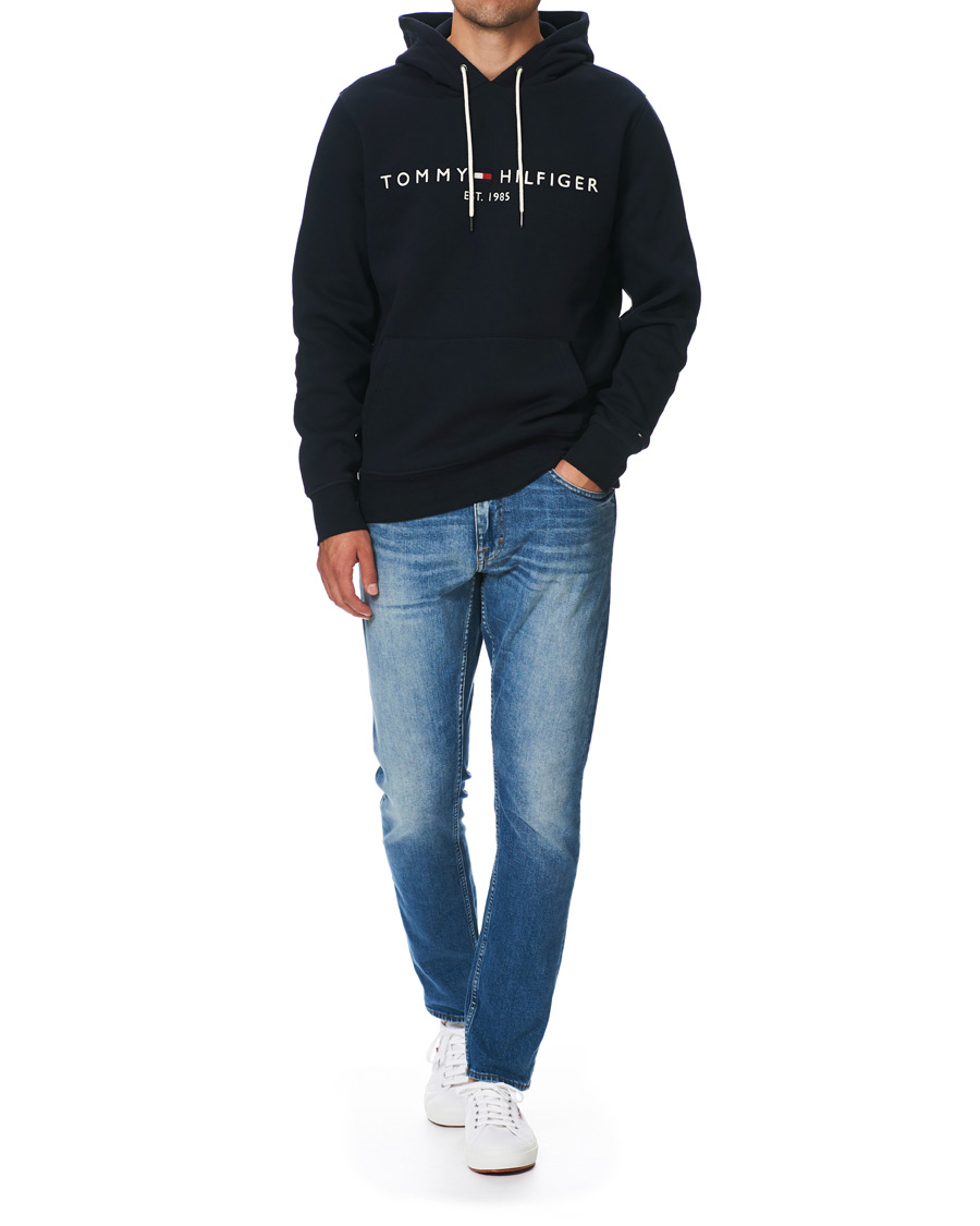 Herre | Gensere | Tommy Hilfiger | Logo Hoodie Sky Captain
