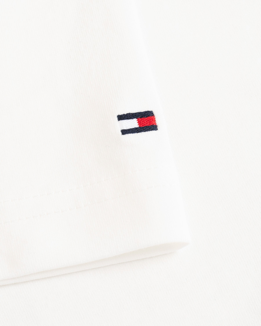 Herre | T-Shirts | Tommy Hilfiger | Logo Crew Neck Tee Snow White