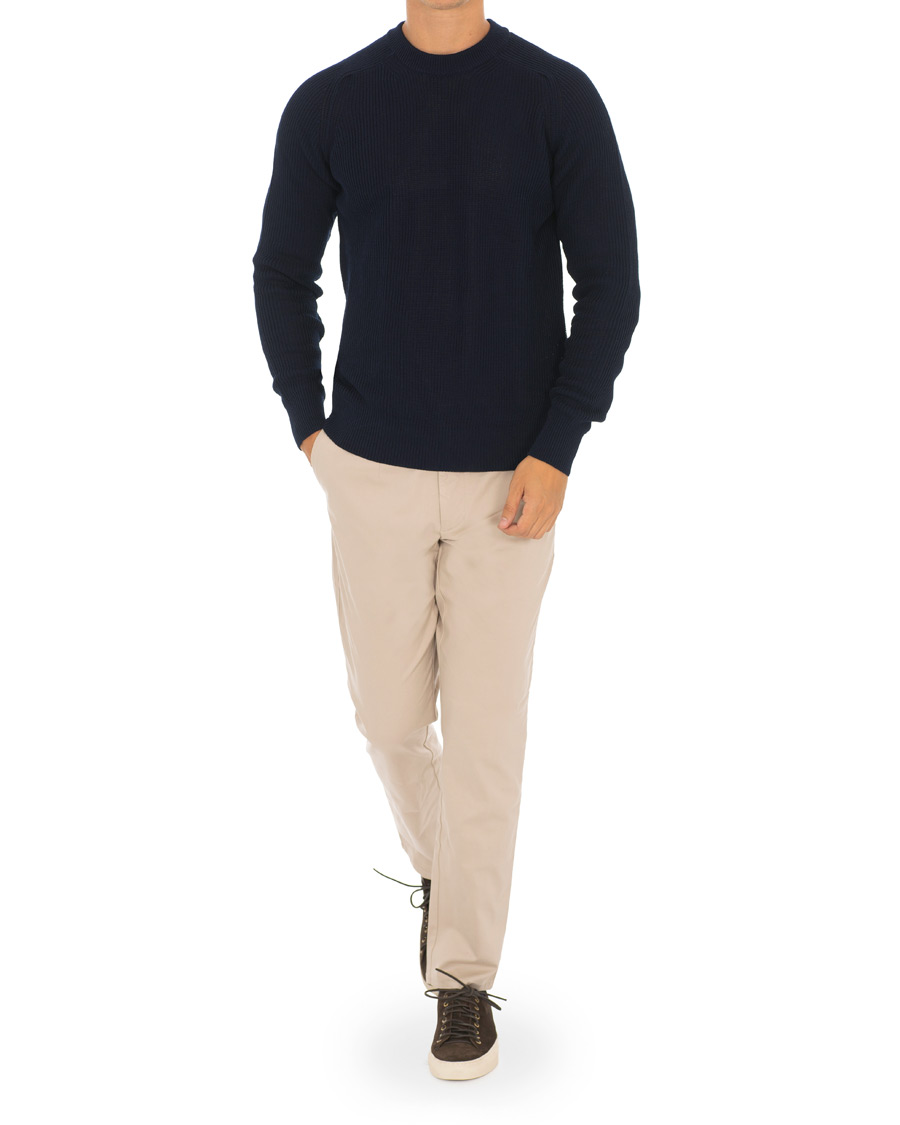 Herre | Gensere | AMI | Fisherman Sweater Marine