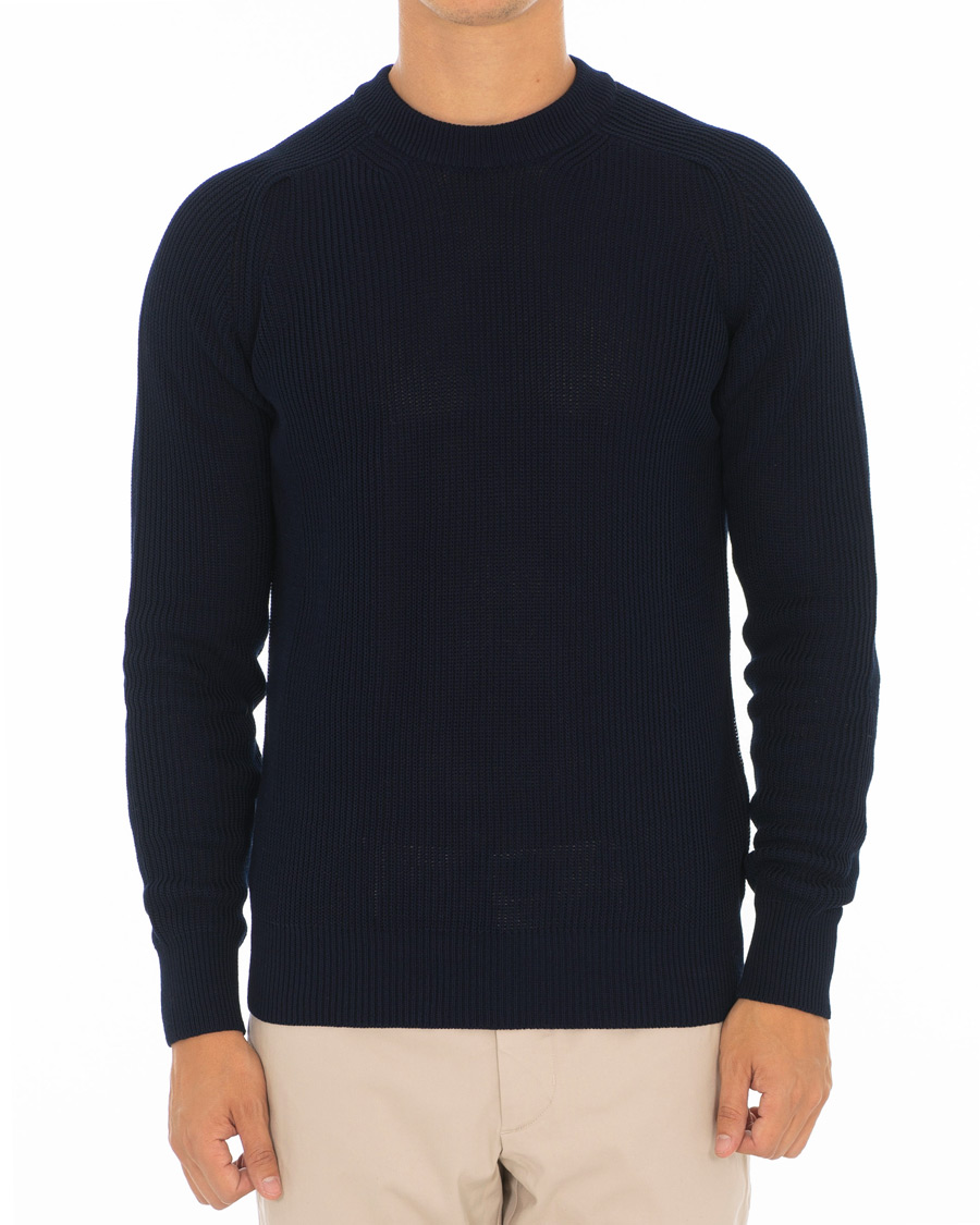 Herre | Gensere | AMI | Fisherman Sweater Marine