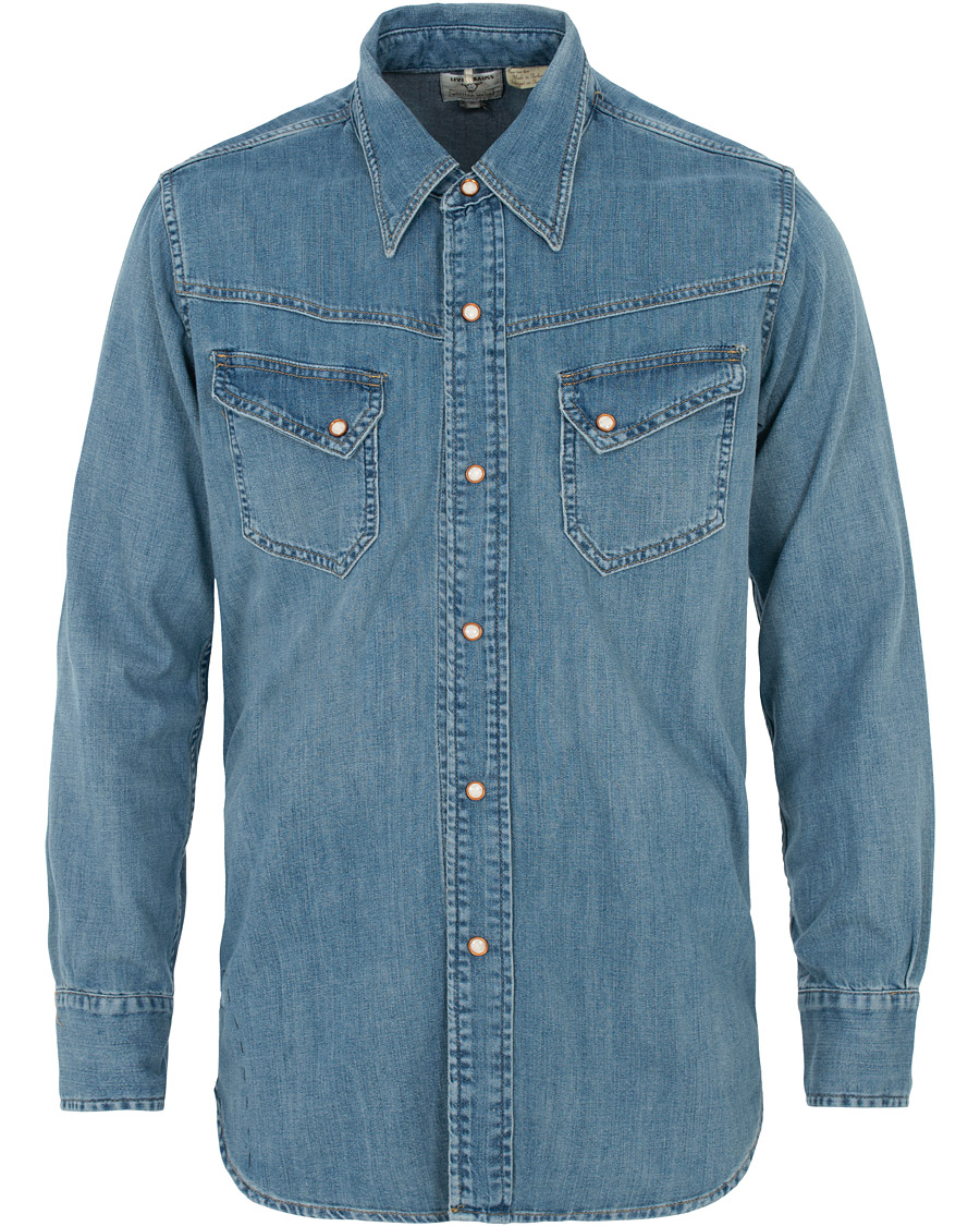 Herre | Skjorter | Levi's Vintage Clothing | 50´s Western Denim Shirt Blind Lemon