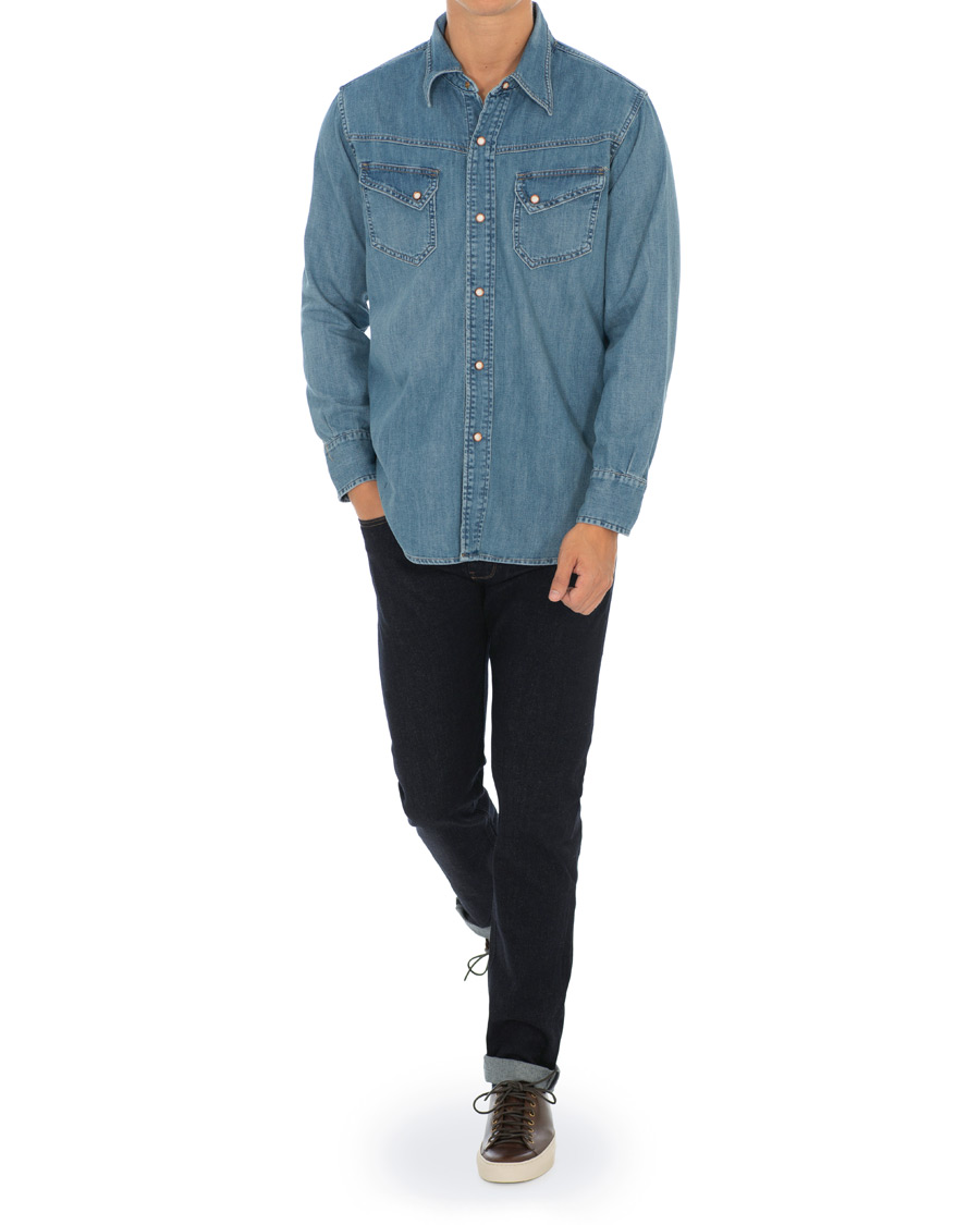 Herre | Skjorter | Levi's Vintage Clothing | 50´s Western Denim Shirt Blind Lemon