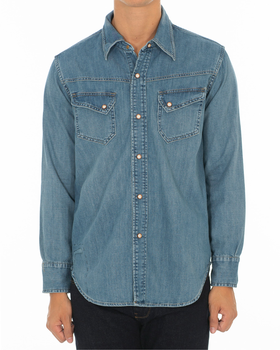 Herre | Skjorter | Levi's Vintage Clothing | 50´s Western Denim Shirt Blind Lemon