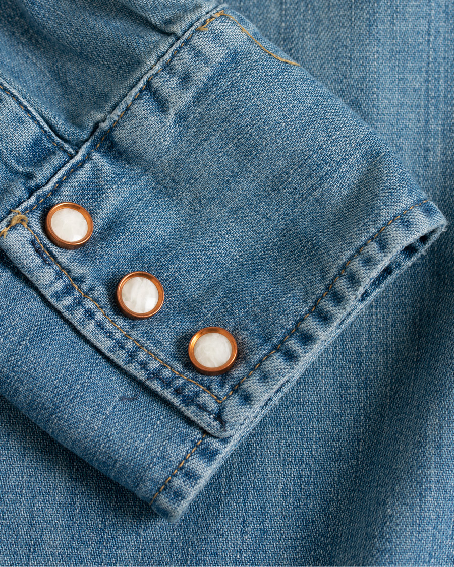 Herre | Skjorter | Levi's Vintage Clothing | 50´s Western Denim Shirt Blind Lemon