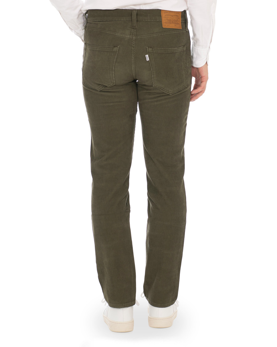 Herre | Bukser | Levi's | 511 Slim Fit Stretch Corduroy Trousers Olive Night