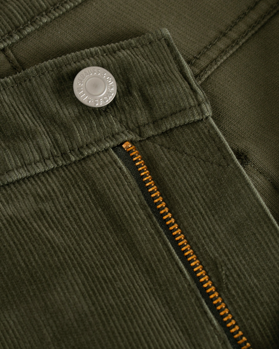 Herre | Bukser | Levi's | 511 Slim Fit Stretch Corduroy Trousers Olive Night