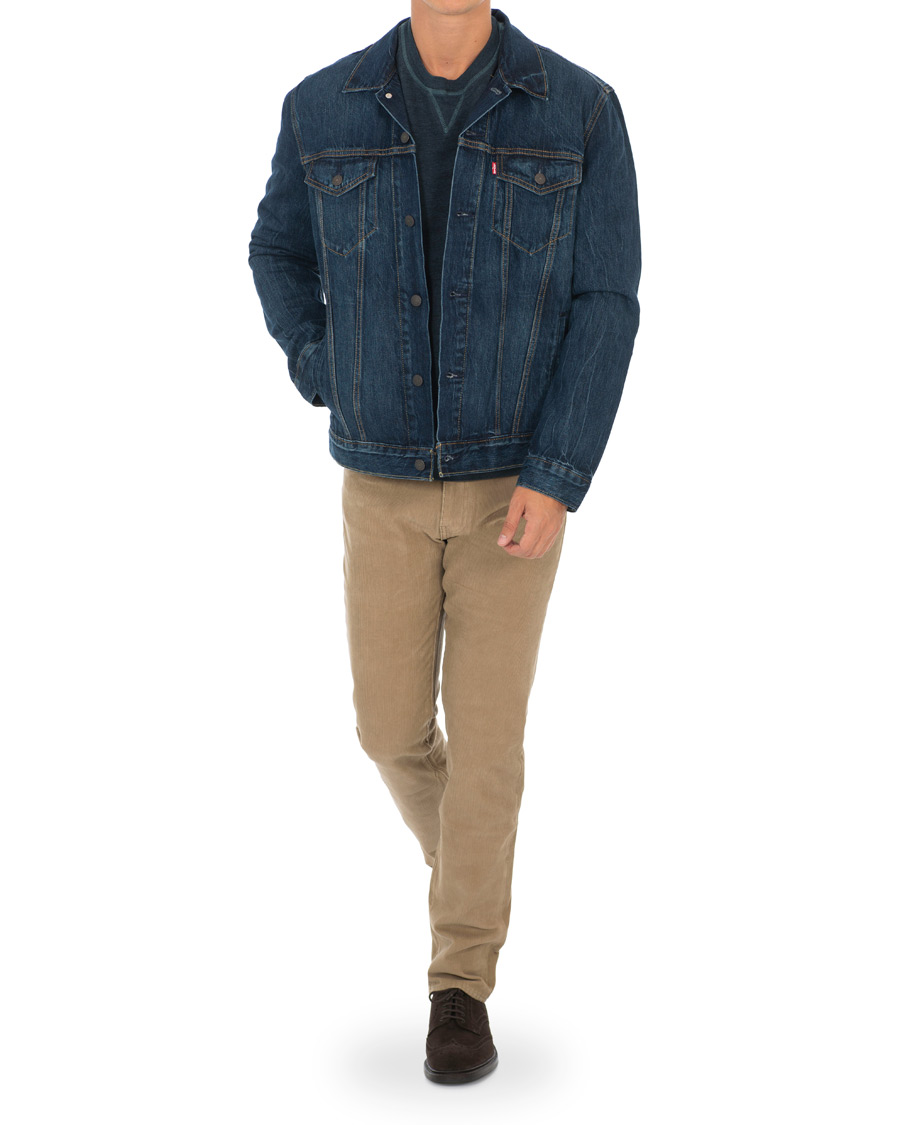 Herre | Bukser | Levi's | 511 Slim Fit Stretch Corduroy Trousers Lead Grey