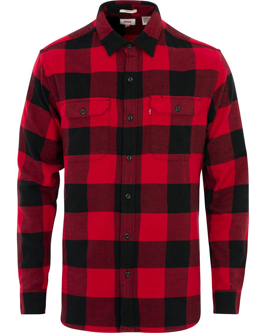 Herre | Skjorter | Levi's | Jackson Worker Overshirt Bandurria Crimson