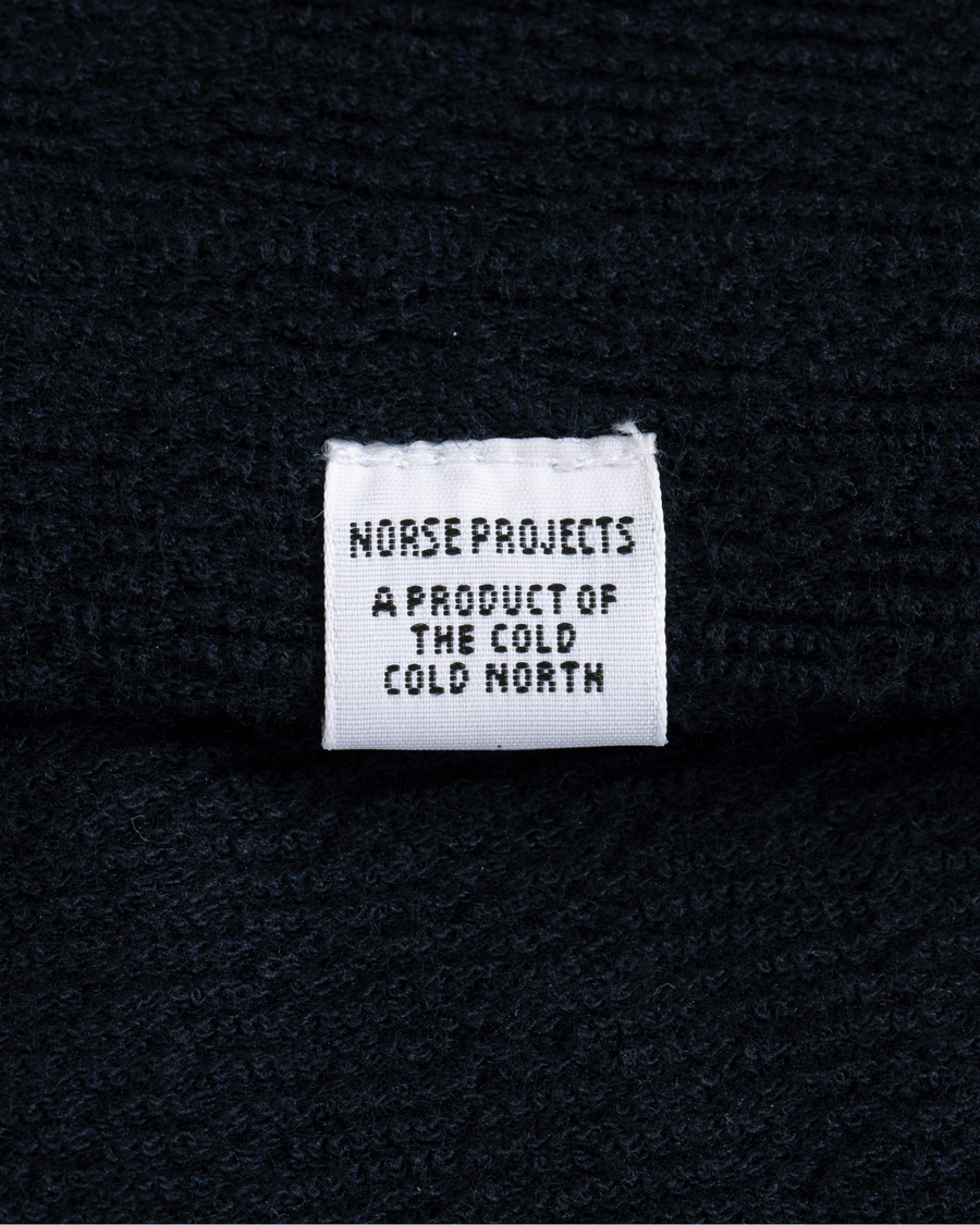 Herre | T-Shirts | Norse Projects | Johannes Texture Short Sleeve T-Shirt Dark Navy