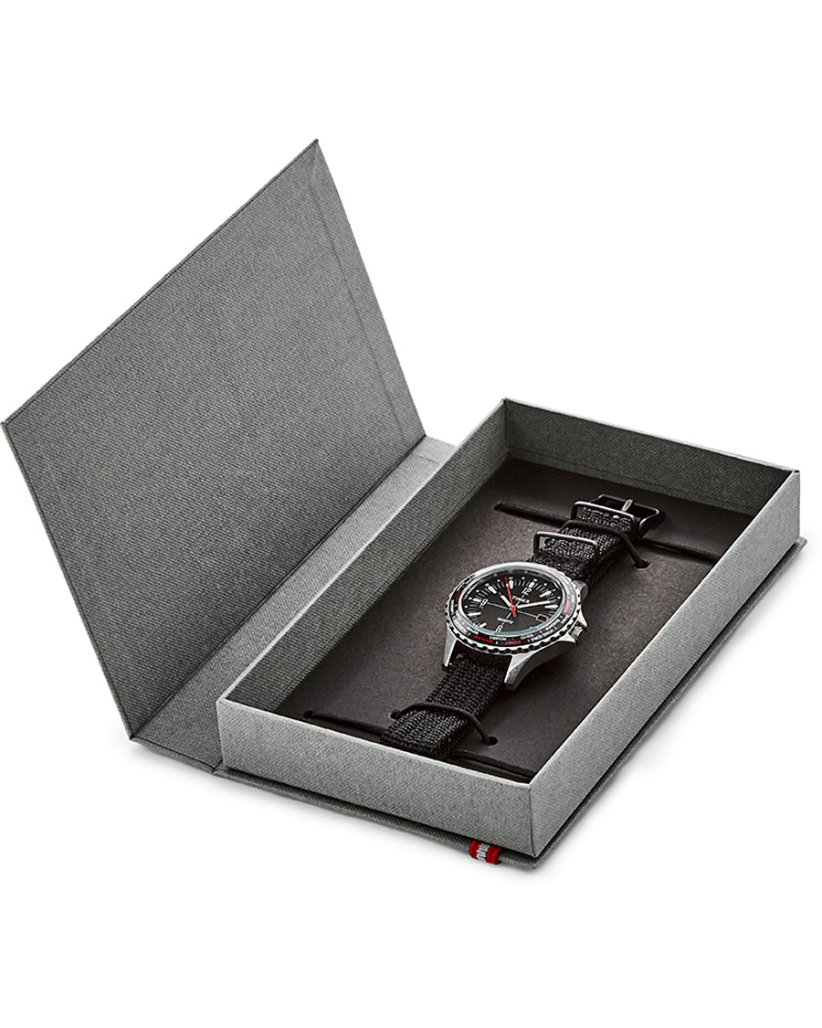 Herre | Timex Navi World Time 38mm Steel/Black Dial | Timex | Navi World Time 38mm Steel/Black Dial