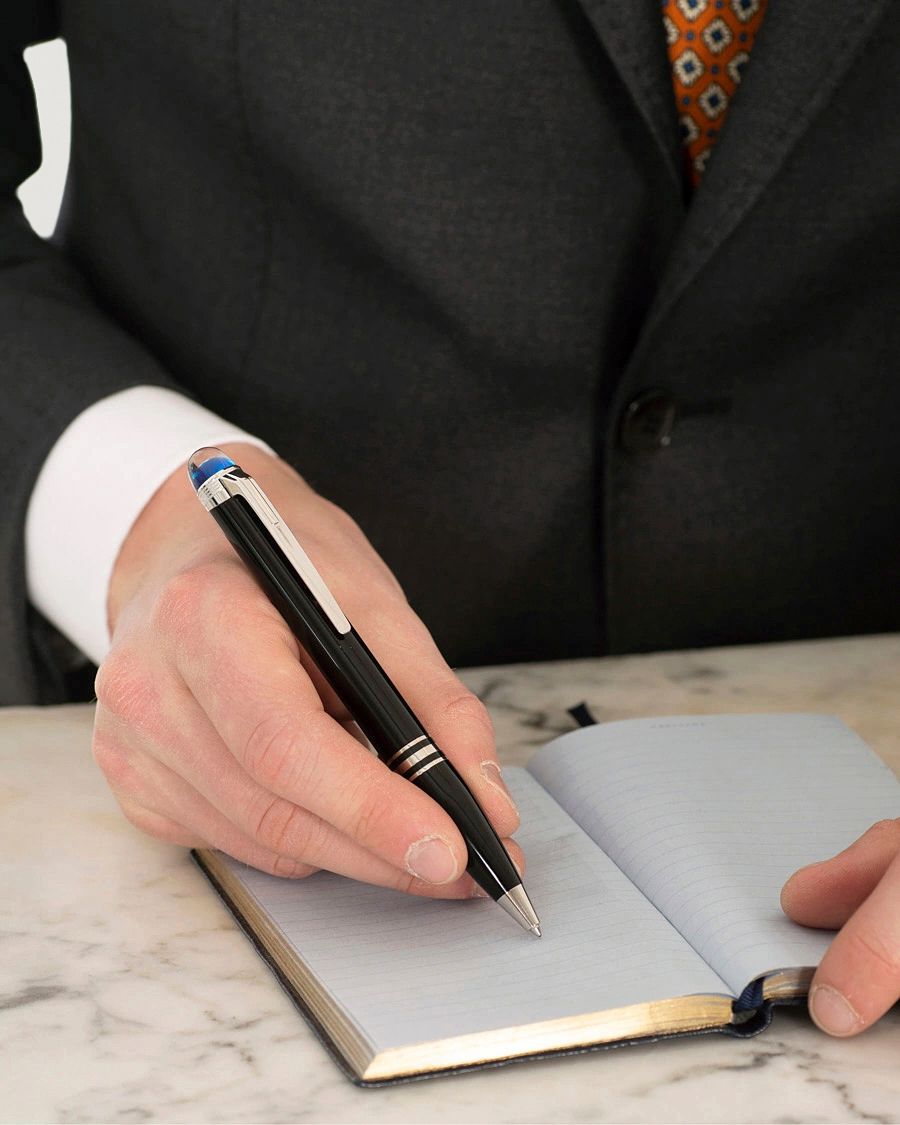 Herre | Penner | Montblanc | Starwalker Resin Ballpoint Pen Black