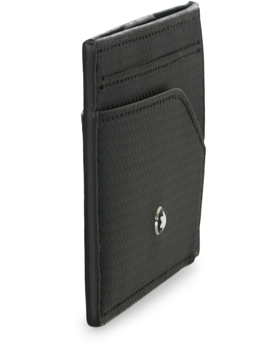 Herre | Montblanc Extreme 2.0 Pocket Holder 6cc Carbon Leather Black | Montblanc | Extreme 2.0 Pocket Holder 6cc Carbon Leather Black