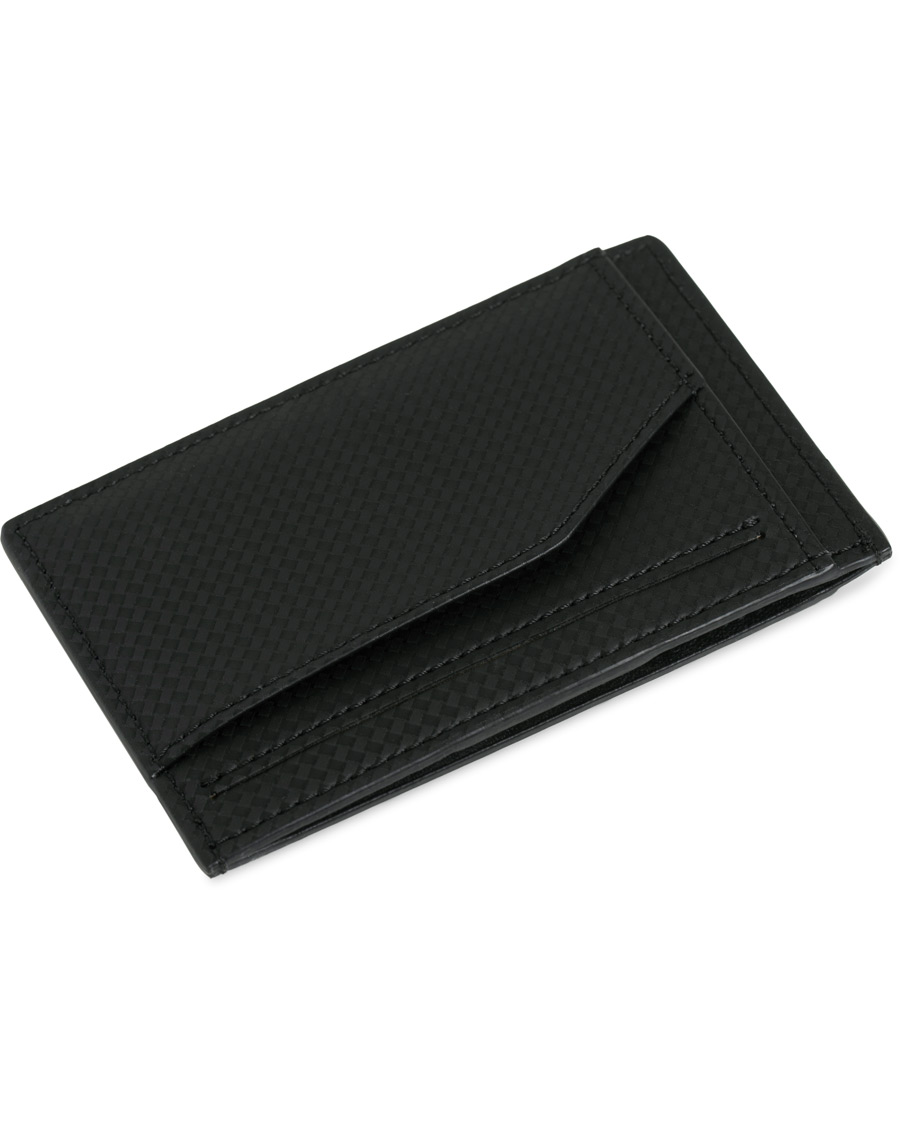 Herre | Montblanc Extreme 2.0 Pocket Holder 6cc Carbon Leather Black | Montblanc | Extreme 2.0 Pocket Holder 6cc Carbon Leather Black
