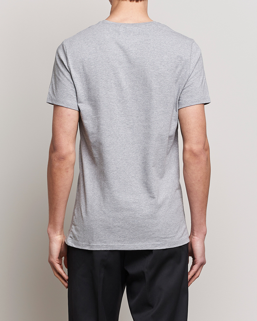 Herre | T-Shirts | Bread & Boxers | 2-Pack Crew Neck Tee Grey Melange