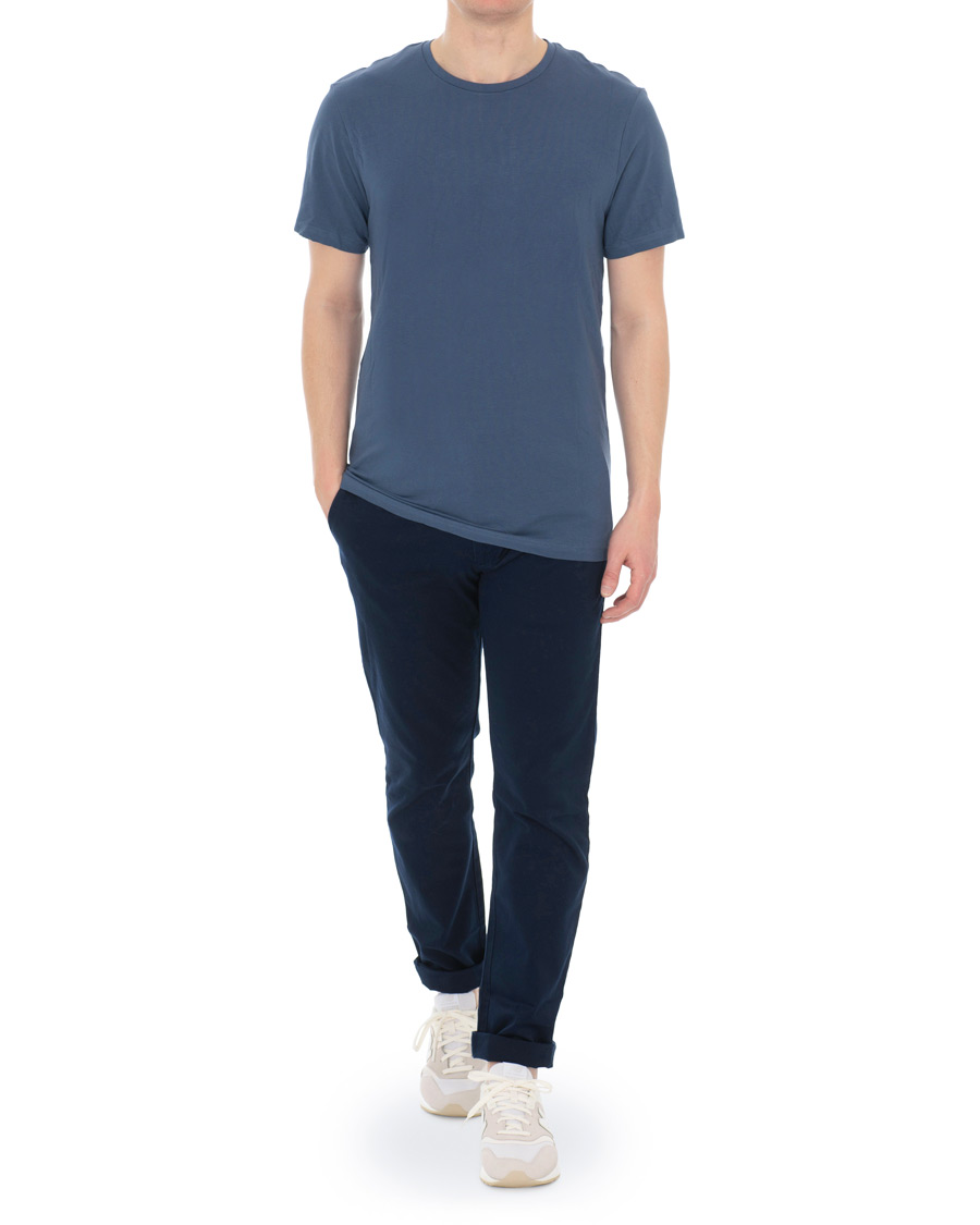 Herre | T-Shirts | Bread & Boxers | Crew Neck Tee Sky Blue