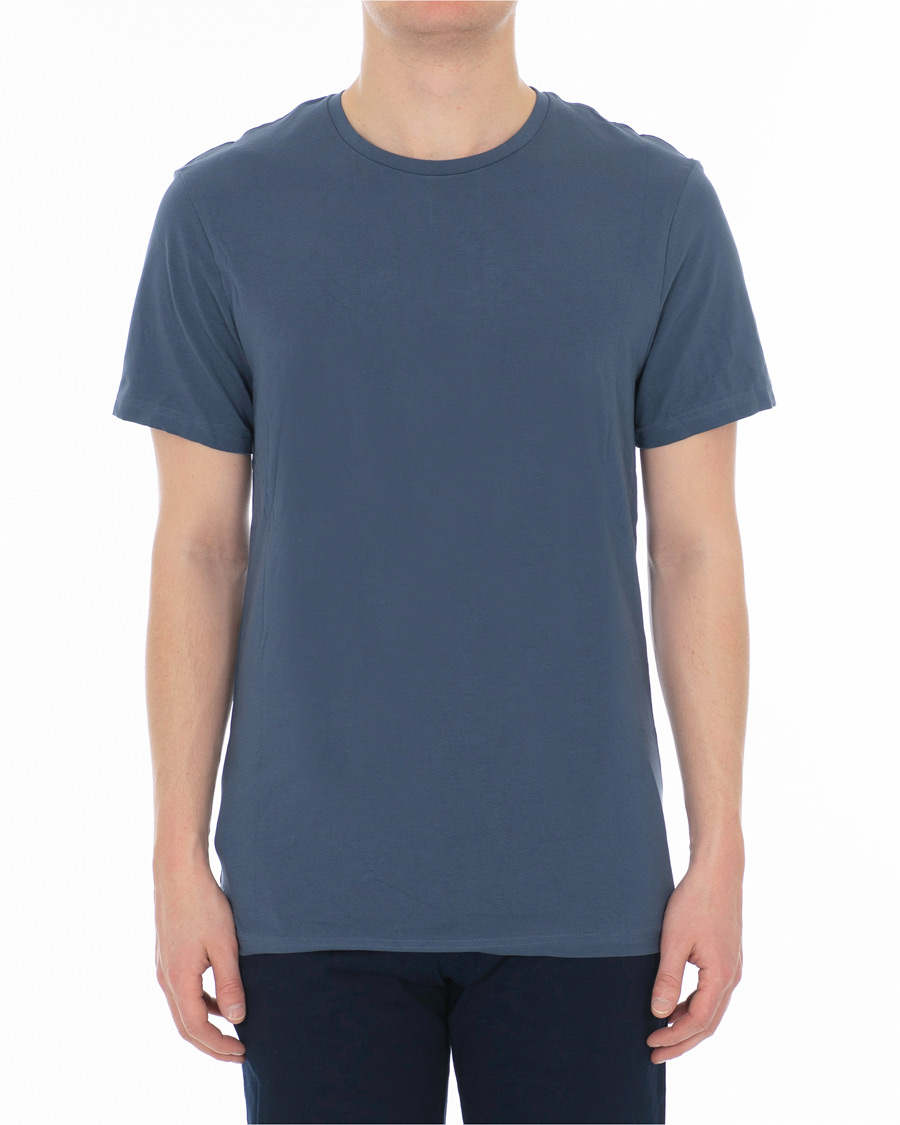 Herre | T-Shirts | Bread & Boxers | Crew Neck Tee Sky Blue