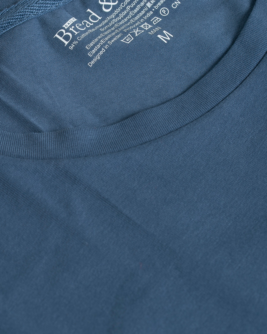 Herre | T-Shirts | Bread & Boxers | Crew Neck Tee Sky Blue