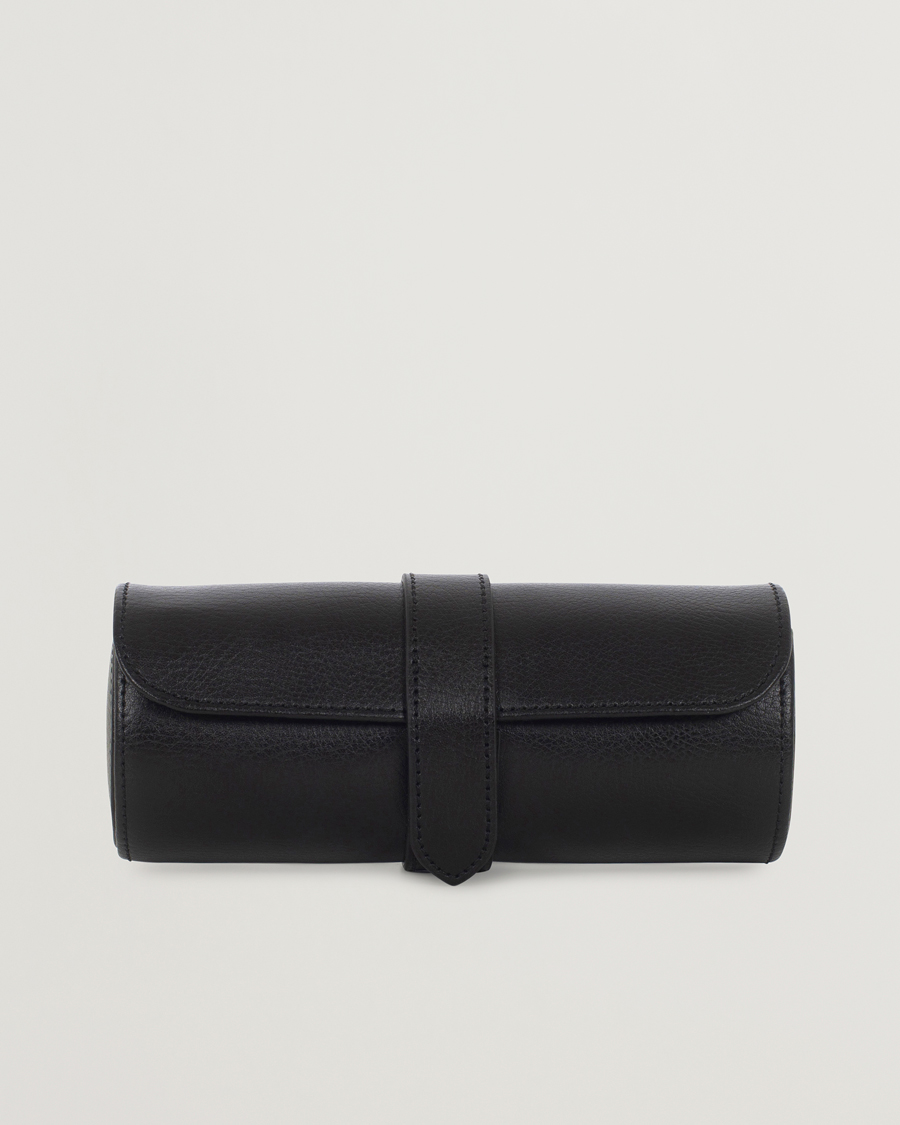 Herre | Klokke- og smykkeskrin | WOLF | Blake Triple Watch Roll Black/Grey