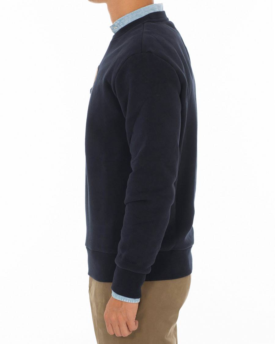 Herre | Gensere | Ralph Lauren Purple Label | Lux Fleece Ralph Bear Sweatshirt Classic Chairman Navy