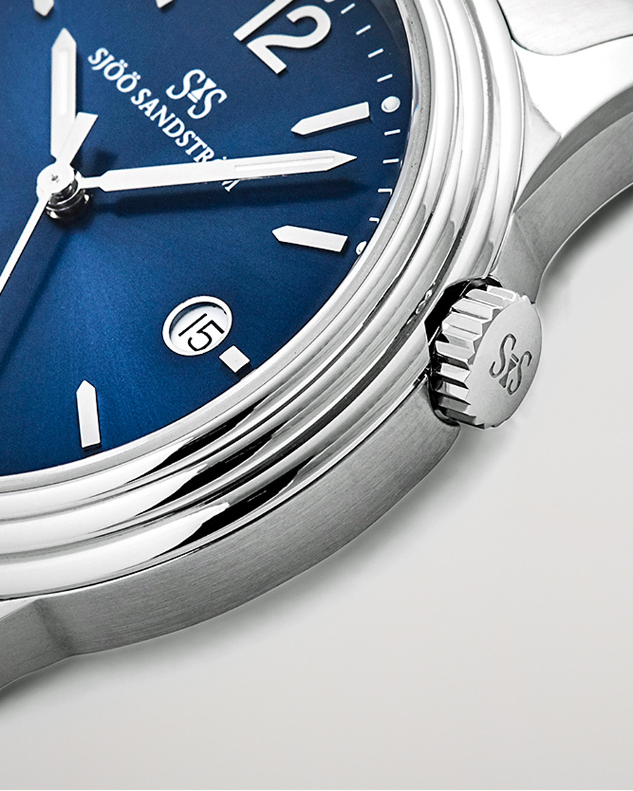 Herre | Sjöö Sandström Royal Steel Classic 41mm Blue and Steel | Sjöö Sandström | Royal Steel Classic 41mm Blue and Steel