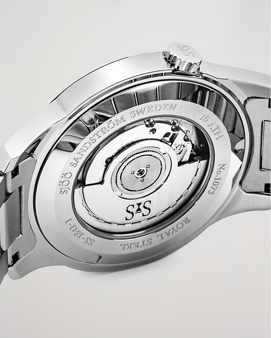 Herre | Sjöö Sandström Royal Steel Classic 41mm Blue and Steel | Sjöö Sandström | Royal Steel Classic 41mm Blue and Steel