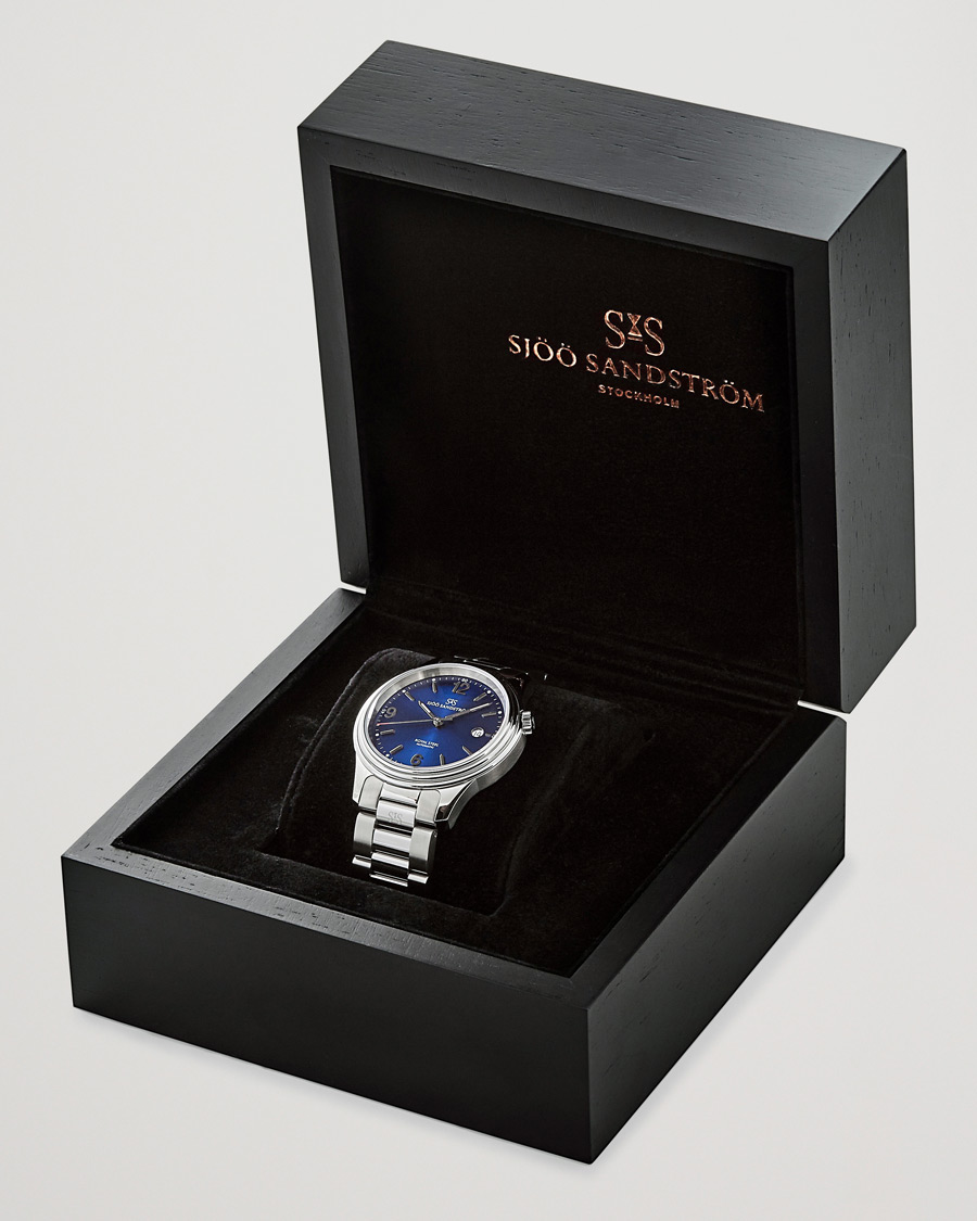 Herre | Sjöö Sandström Royal Steel Classic 41mm Blue and Steel | Sjöö Sandström | Royal Steel Classic 41mm Blue and Steel