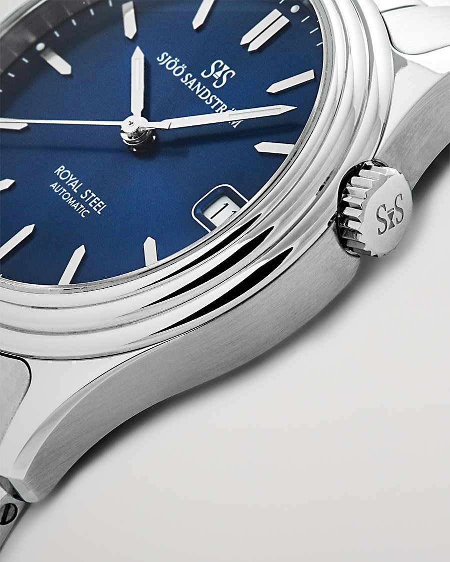Herre | Sjöö Sandström Royal Steel Classic 36mm Blue and Steel | Sjöö Sandström | Royal Steel Classic 36mm Blue and Steel