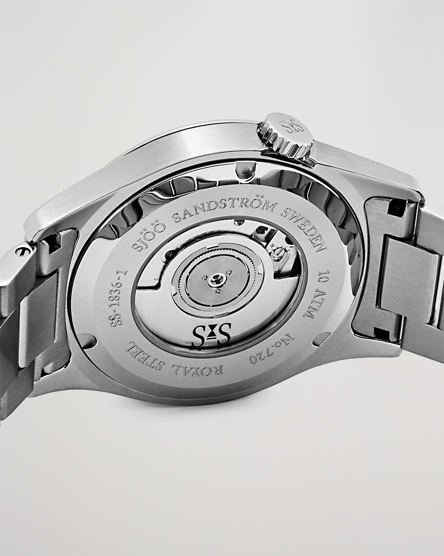 Herre | Sjöö Sandström Royal Steel Classic 36mm Blue and Steel | Sjöö Sandström | Royal Steel Classic 36mm Blue and Steel