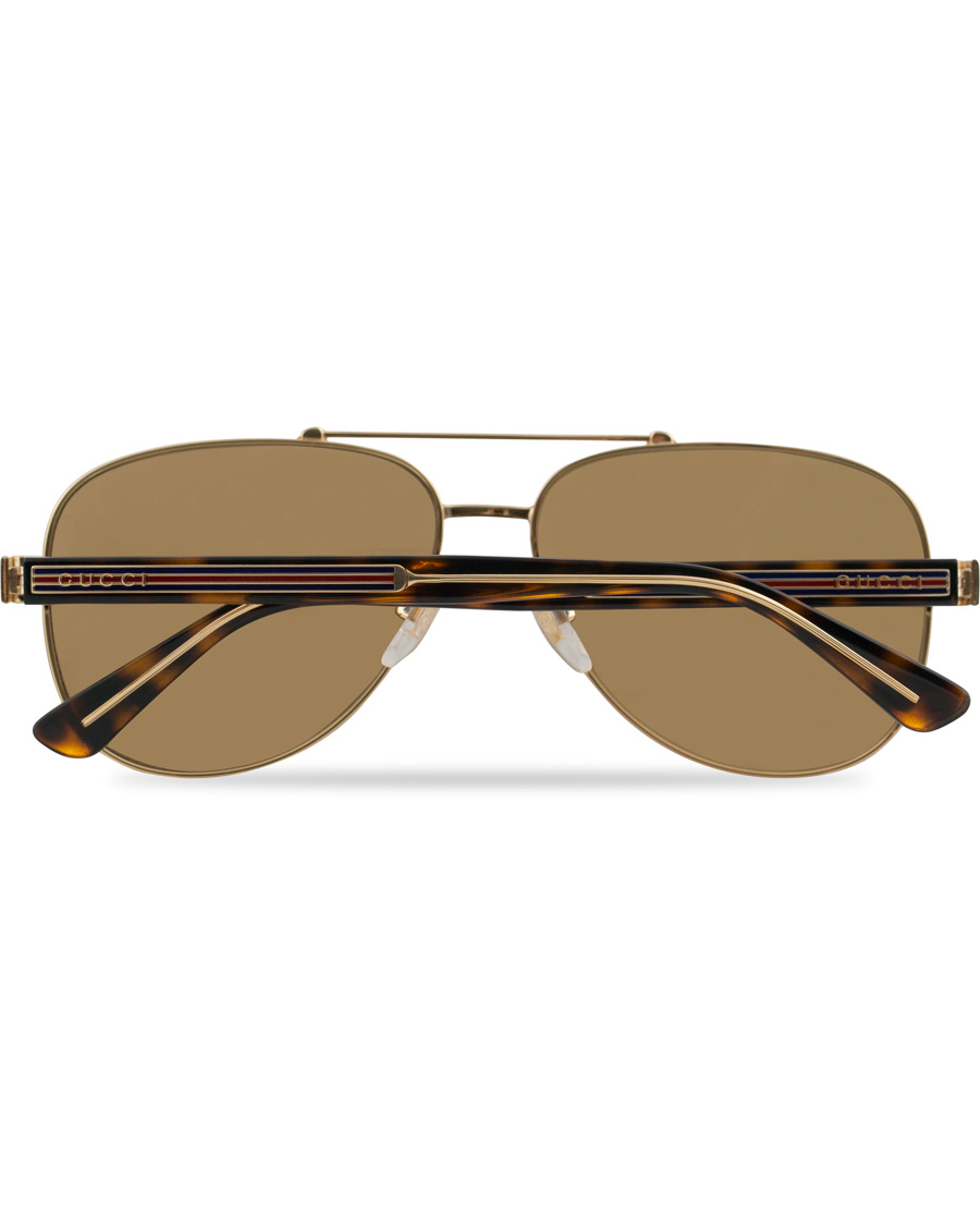 Herre | Gucci GG0528S Sunglasses Crystal/Brown | Gucci | GG0528S Sunglasses Crystal/Brown