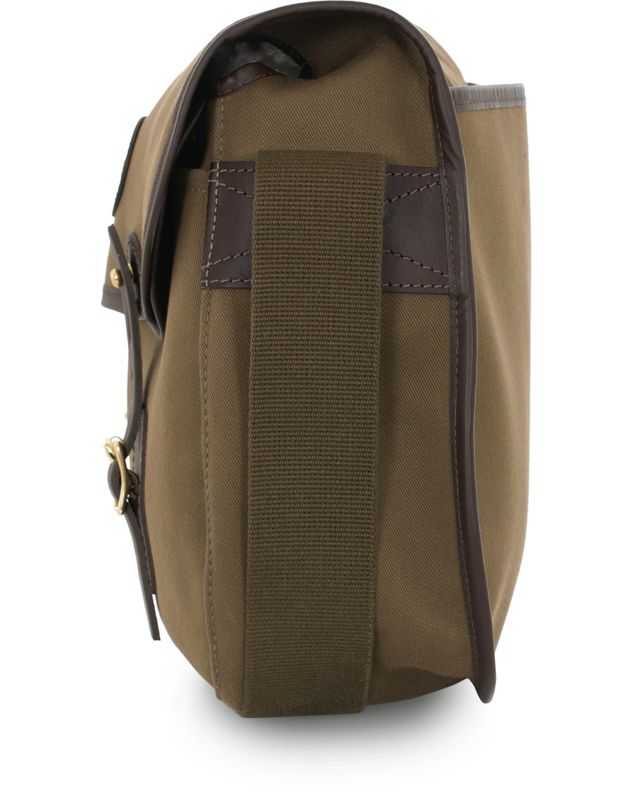 Herre | Chapman Bags Troutbeck 16 Canvas Shoulder Bag Deep Olive | Chapman Bags | Troutbeck 16 Canvas Shoulder Bag Deep Olive