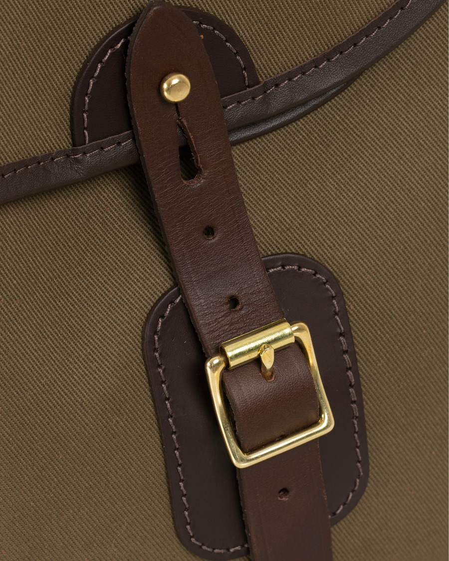 Herre | Chapman Bags Troutbeck 16 Canvas Shoulder Bag Deep Olive | Chapman Bags | Troutbeck 16 Canvas Shoulder Bag Deep Olive