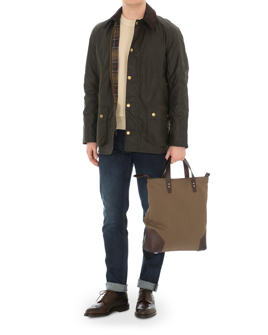 Herre | Chapman Bags Tyne Canvas Tote Bag Olive | Chapman Bags | Tyne Canvas Tote Bag Olive