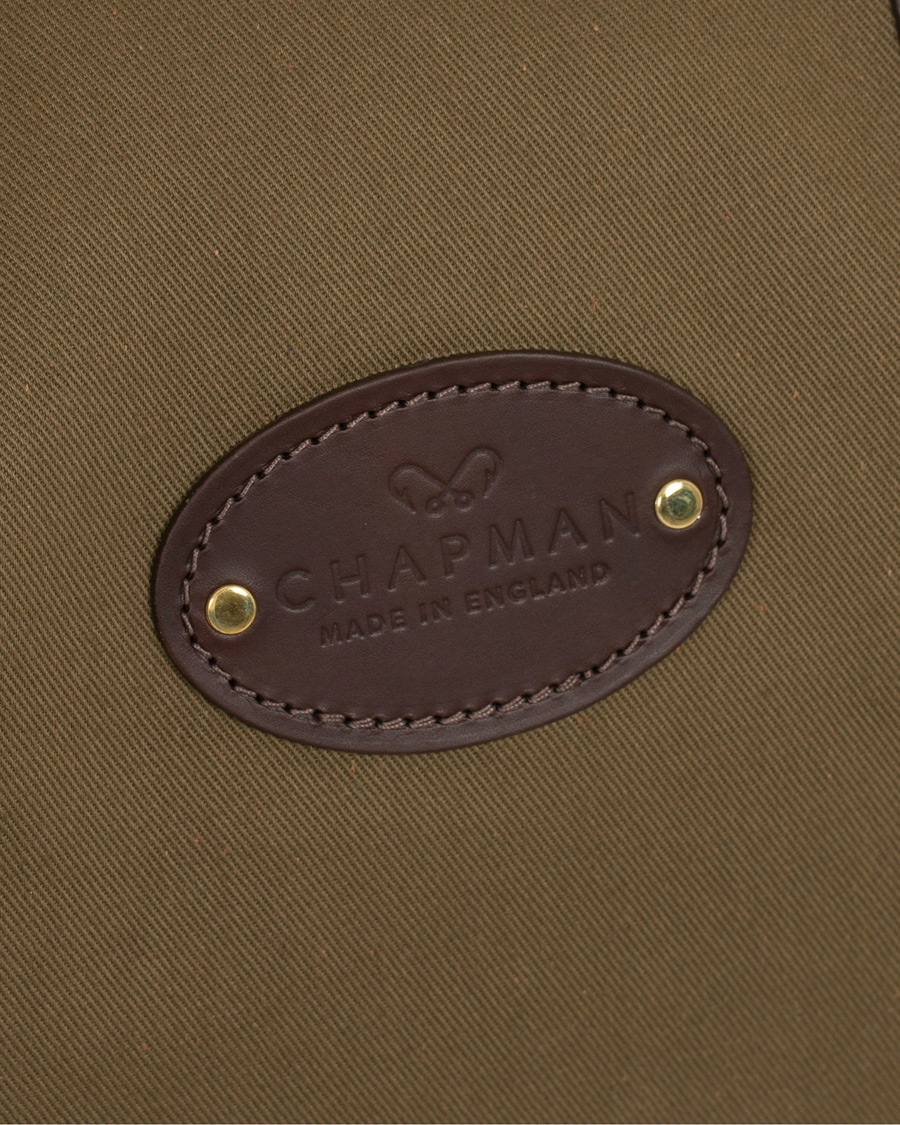 Herre | Chapman Bags Medium Classic Holdall Canvas Weekendbag Deep Olive | Chapman Bags | Medium Classic Holdall Canvas Weekendbag Deep Olive