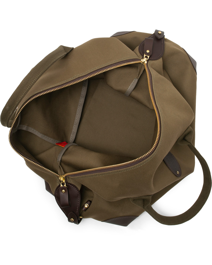 Herre | Chapman Bags Medium Classic Holdall Canvas Weekendbag Deep Olive | Chapman Bags | Medium Classic Holdall Canvas Weekendbag Deep Olive