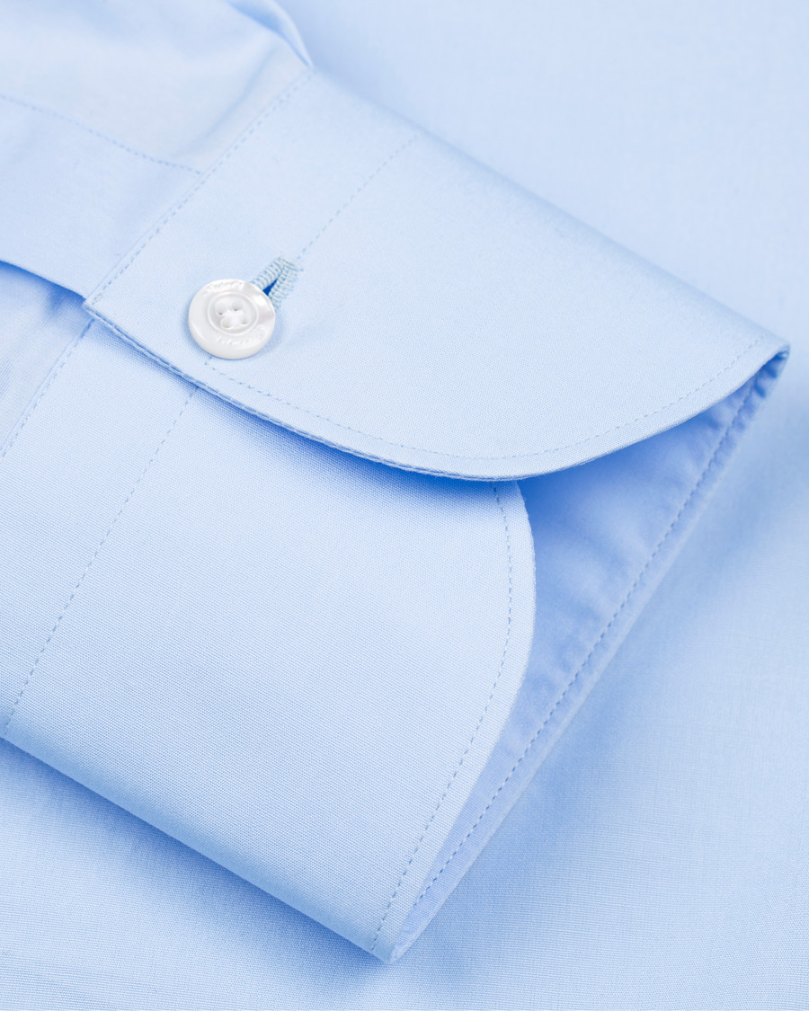 Herre | Skjorter | Finamore Napoli | Milano Slim Fit Classic Shirt Light Blue