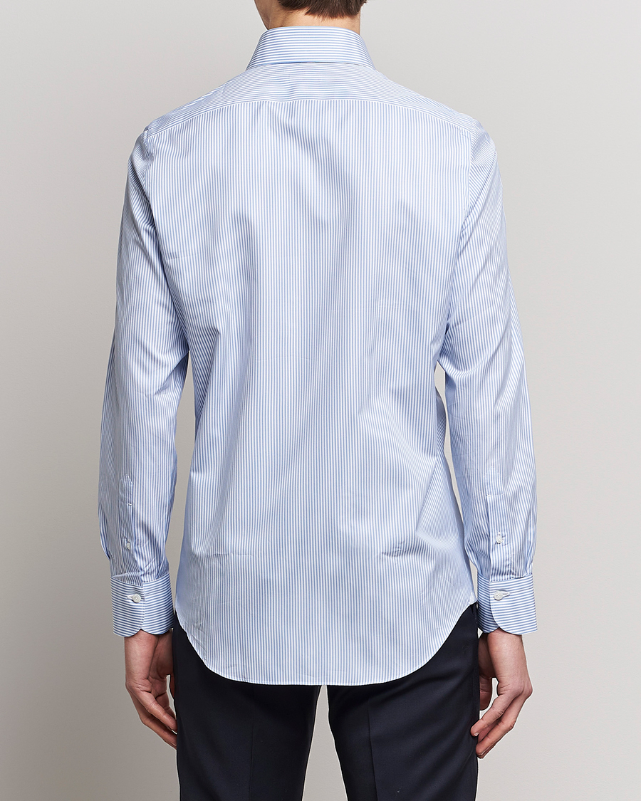 Herre | Skjorter | Finamore Napoli | Milano Slim Fit Classic Shirt Blue
