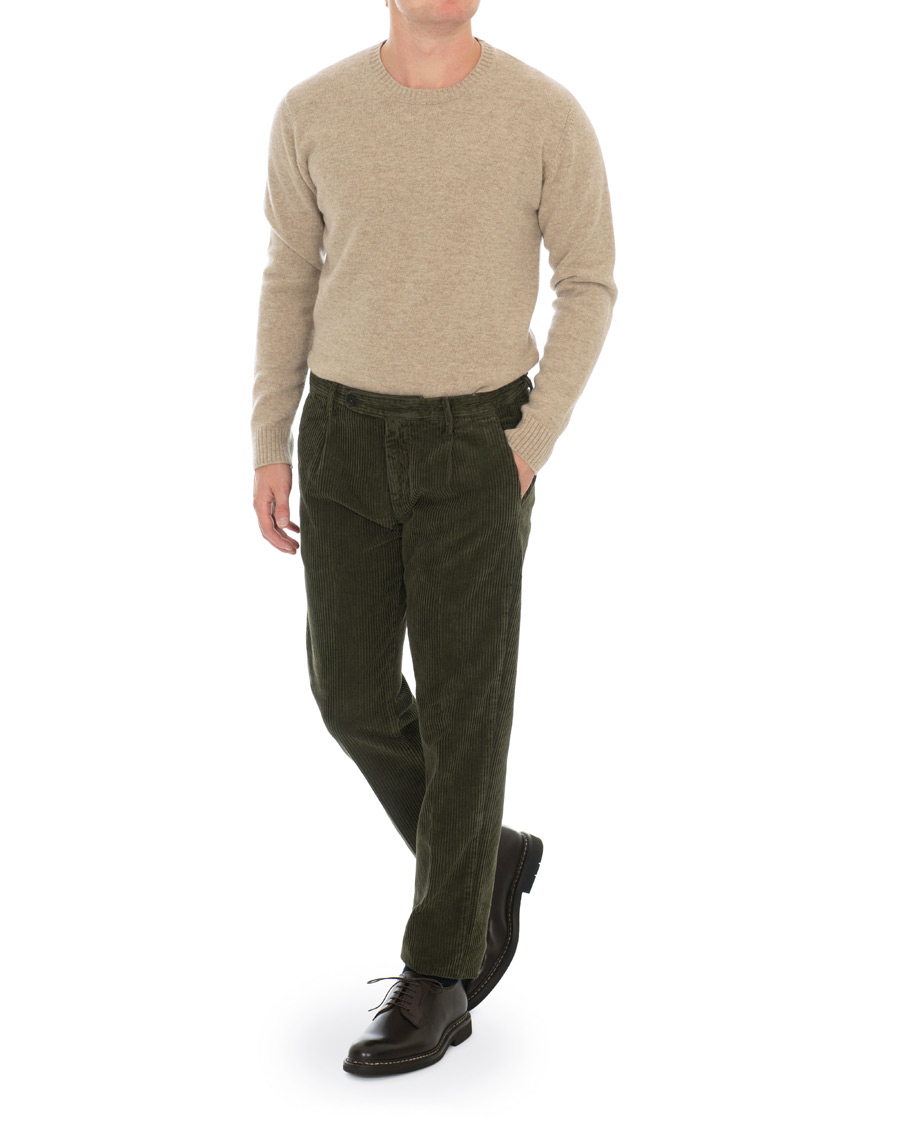 Herre | Gensere | Altea | Virgin Wool Crew Neck Sweater Sand