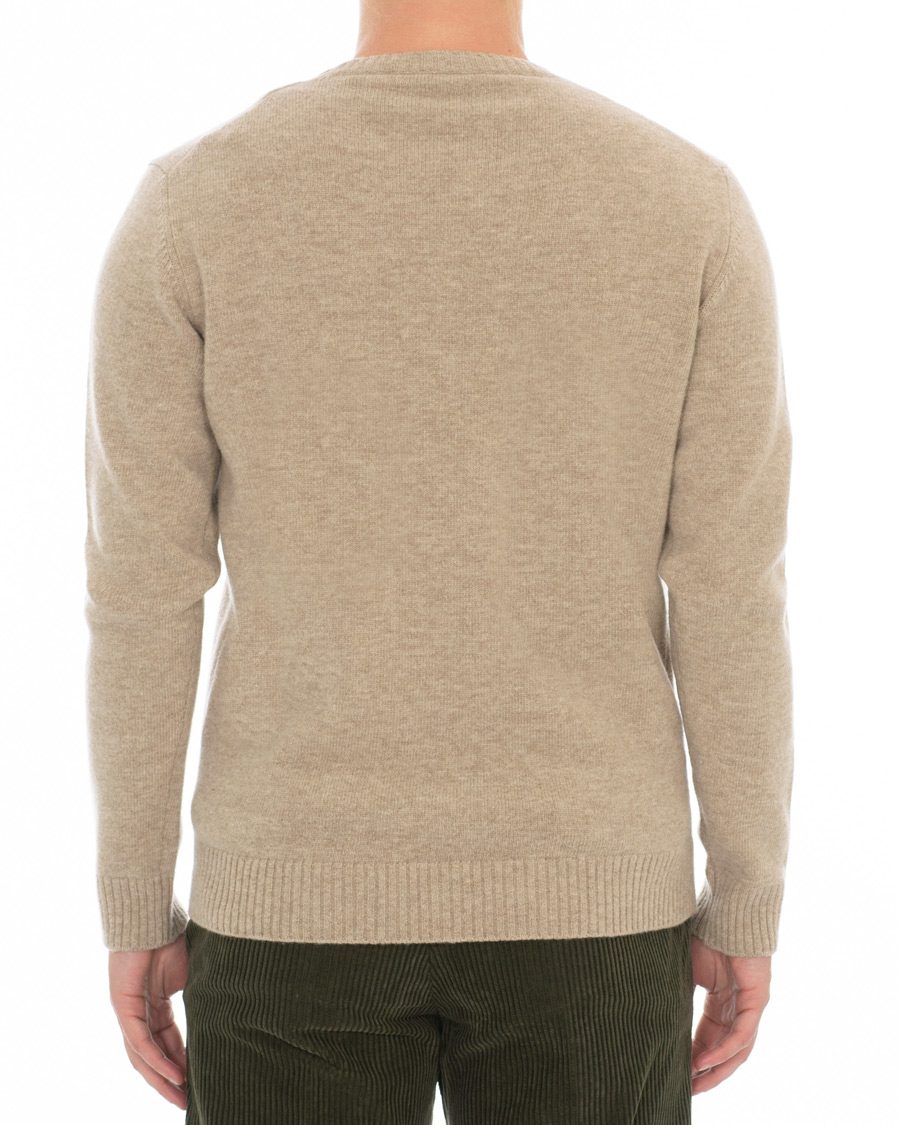 Herre | Gensere | Altea | Virgin Wool Crew Neck Sweater Sand