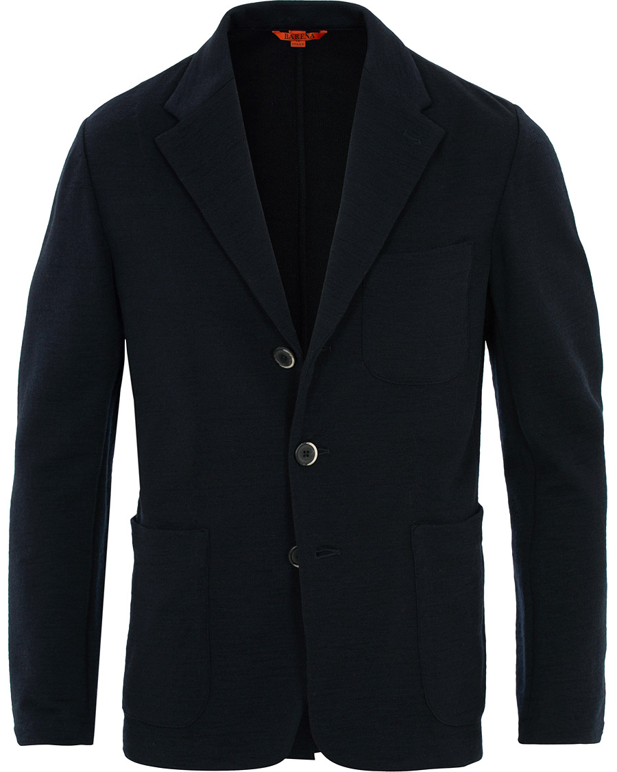 Herre | Dressjakker | Barena | Torceo Jersey Blazer Navy