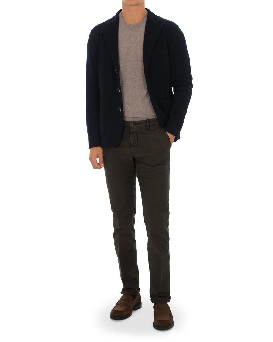 Herre | Dressjakker | Barena | Torceo Jersey Blazer Navy