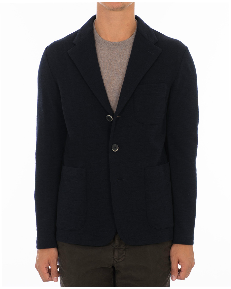 Herre | Dressjakker | Barena | Torceo Jersey Blazer Navy