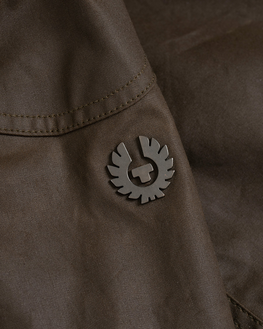 Herre | Jakker | Belstaff | Patrol Shearling Pilot Waxed Jacket Windsor Moss