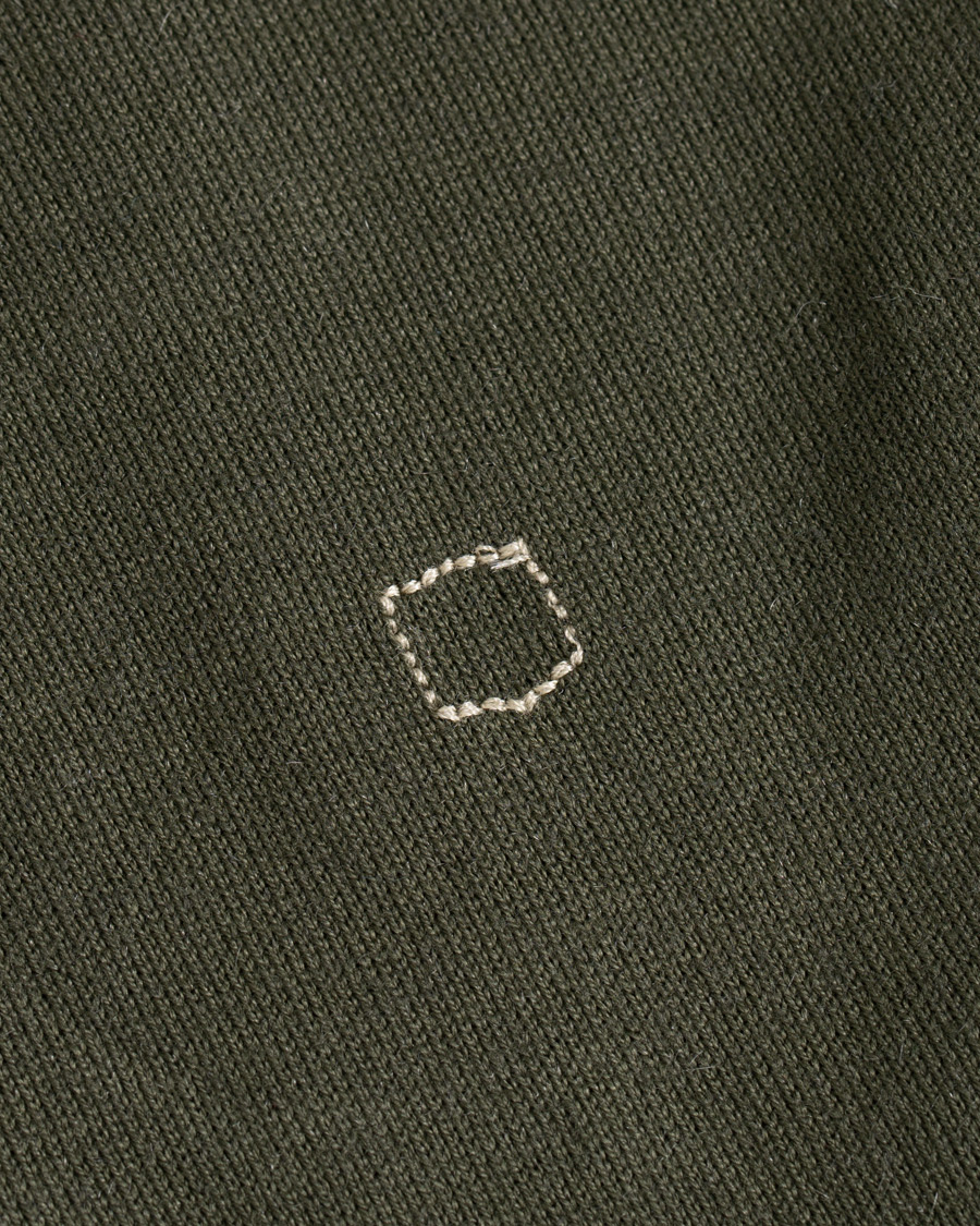Herre | Gensere | Massimo Alba | Ischia Cotton/Cashmere Long Sleeve Polo Hunter