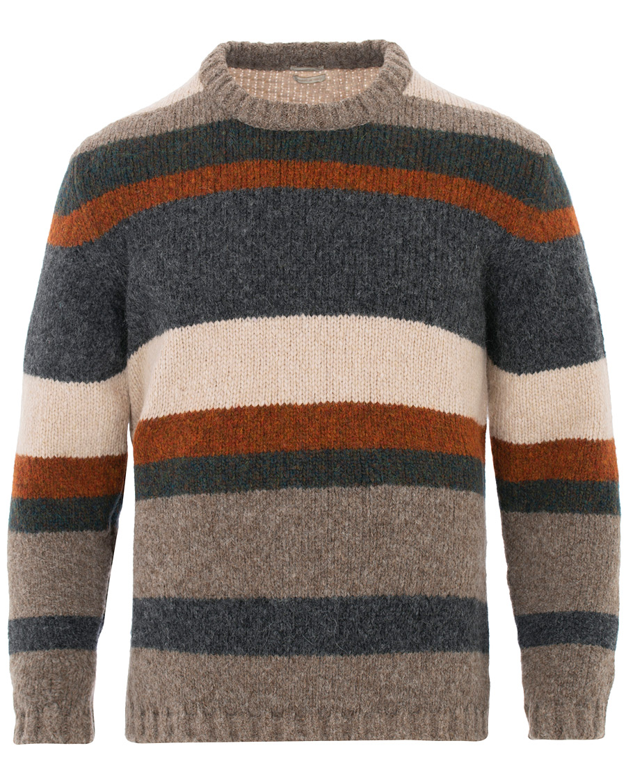 Herre | Gensere | Massimo Alba | Guli Wool/Alpaca Crew Neck Sweater Multicolour