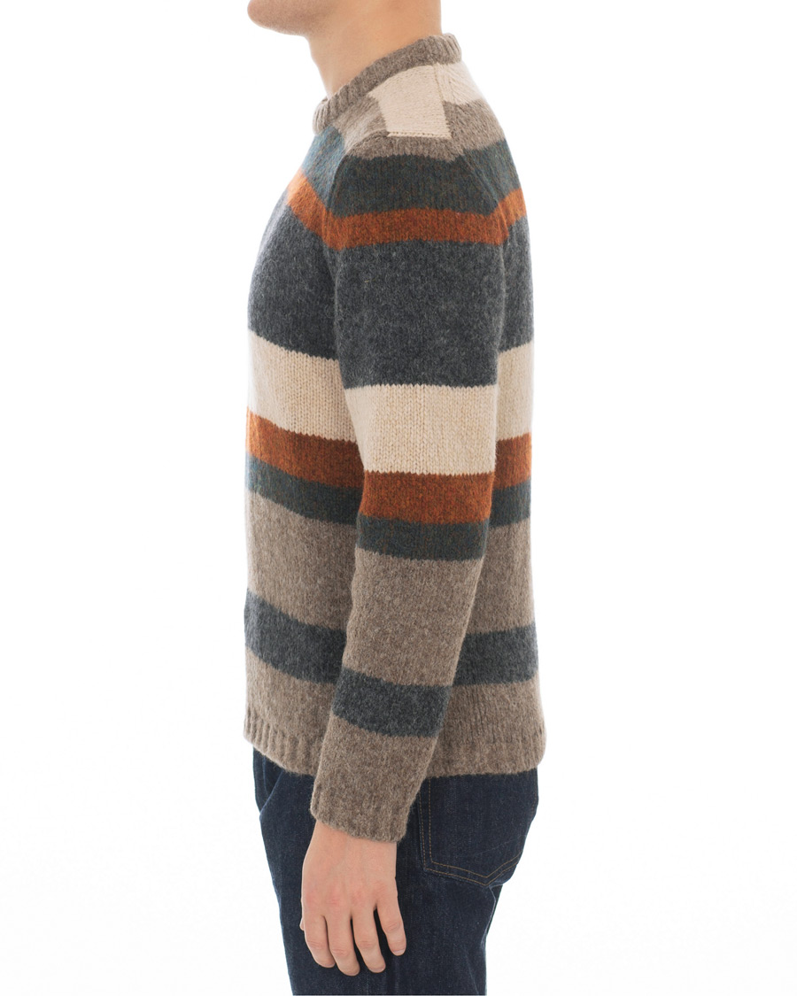 Herre | Gensere | Massimo Alba | Guli Wool/Alpaca Crew Neck Sweater Multicolour