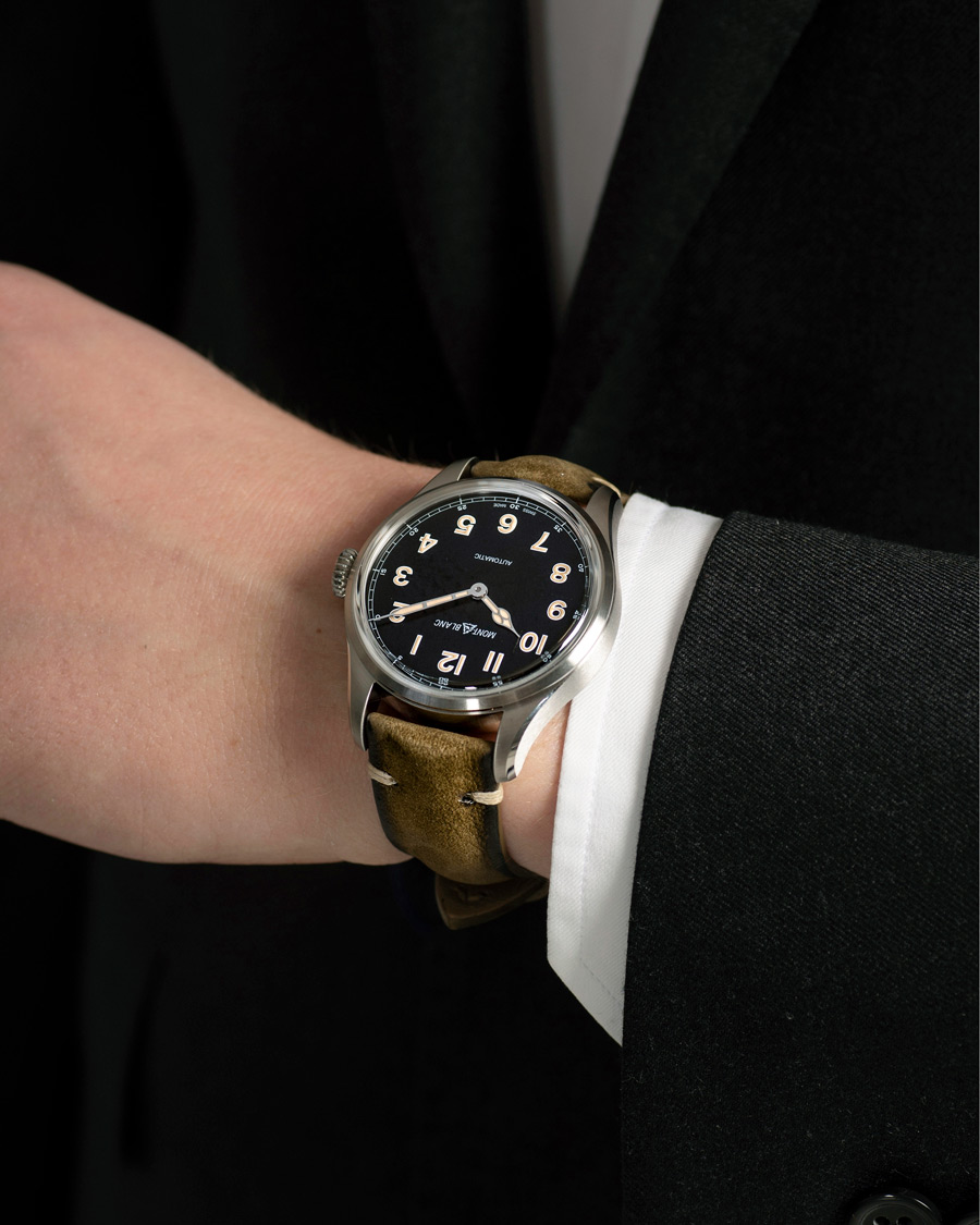 Herre | Montblanc 1858 Steel Automatic 40mm Black Dial | Montblanc | 1858 Steel Automatic 40mm Black Dial