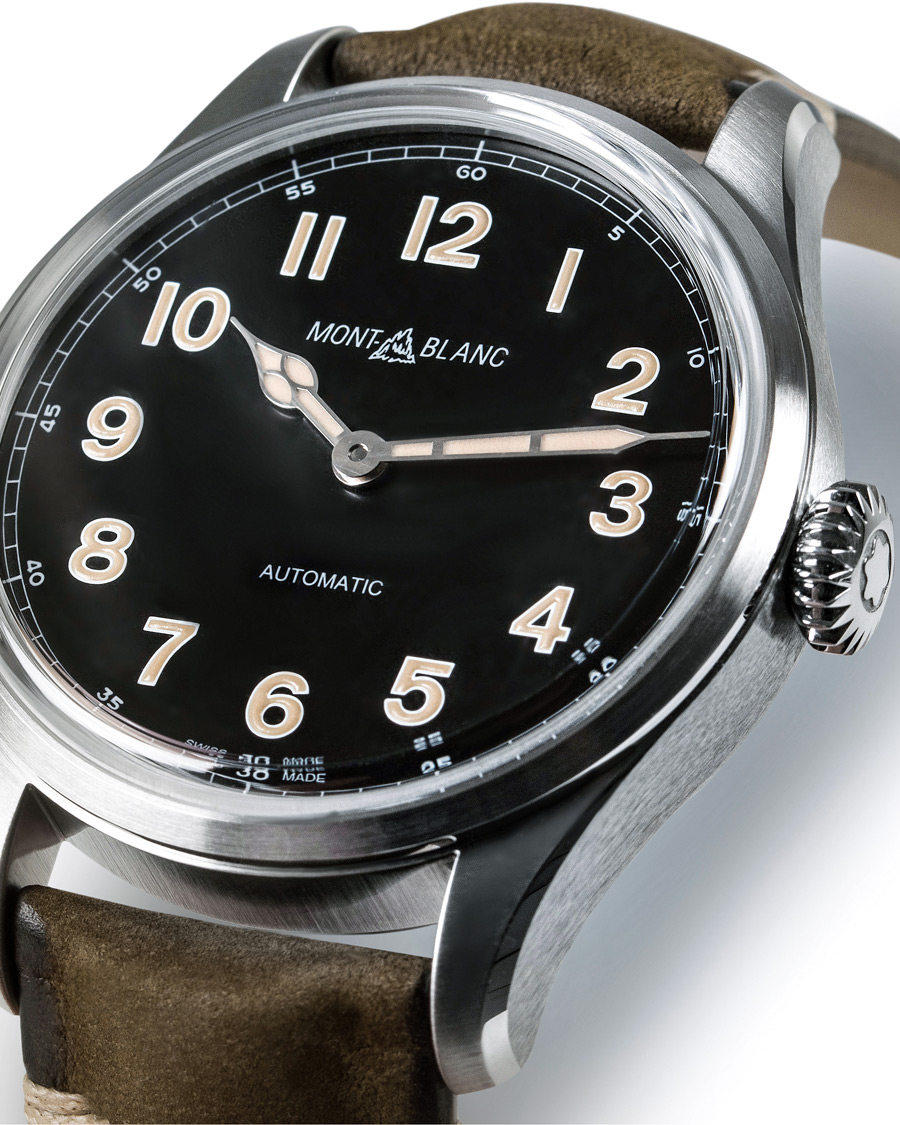 Herre | Montblanc 1858 Steel Automatic 40mm Black Dial | Montblanc | 1858 Steel Automatic 40mm Black Dial