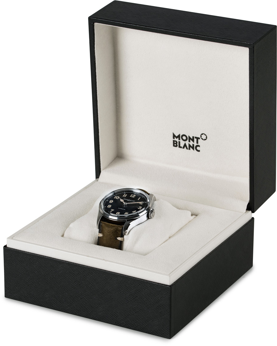 Herre | Montblanc 1858 Steel Automatic 40mm Black Dial | Montblanc | 1858 Steel Automatic 40mm Black Dial